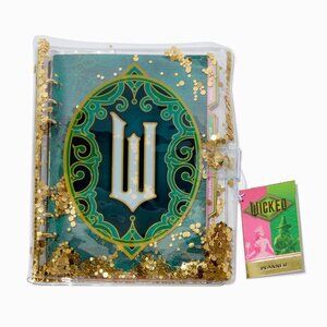 Wicked™ Claire's Exclusive Shaker Planner Emerald City Elphaba & Glinda NWT